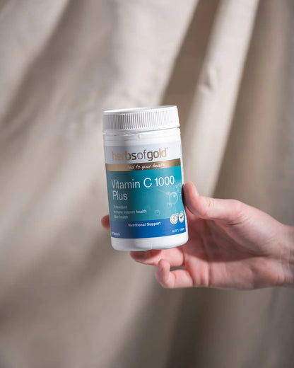 Herbs of Gold Vitamin C 1000 Plus 120 Tablets